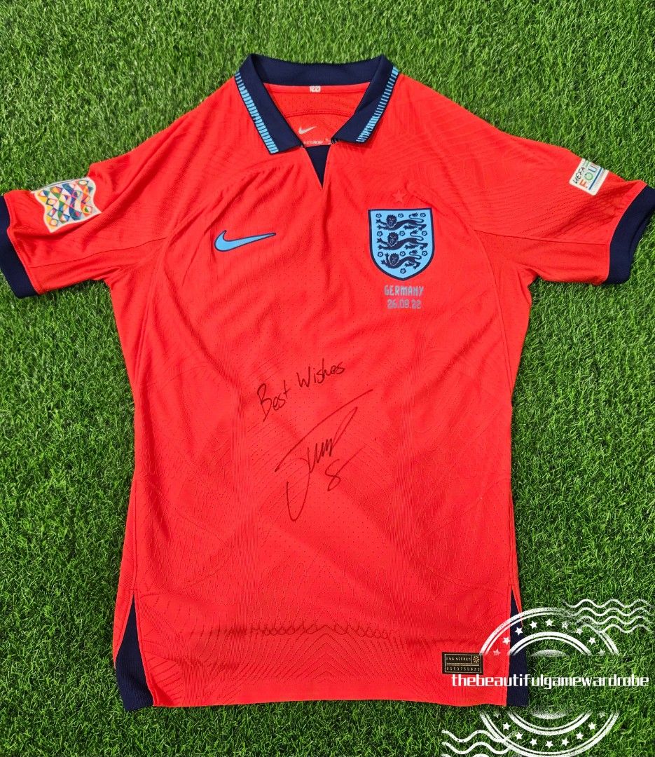 England James Ward Prowse Jersey JAMES WARD-PROWSE AUTOGRAPHED NO