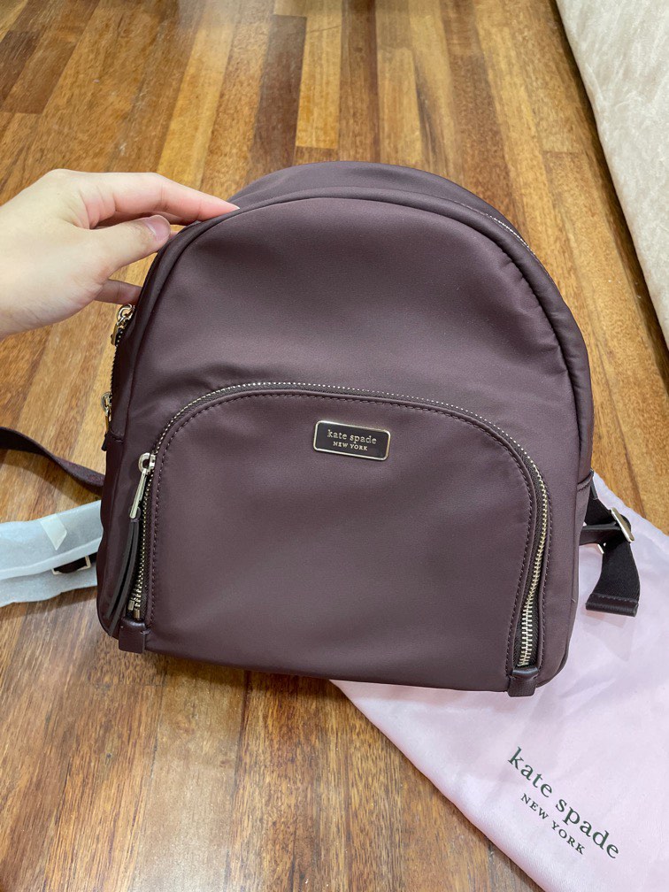 Kate spade store maroon backpack