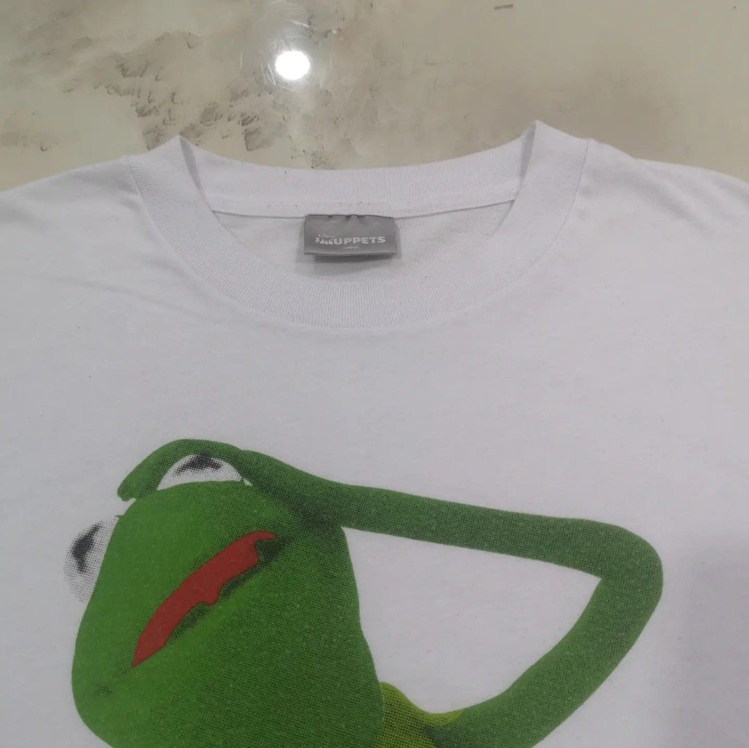 3stylershop T-shirt Uomo Kermit La Rana - The Muppet Show - 100% Cotone Made In Italy