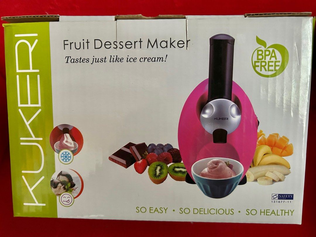 Kukeri fruit dessert maker, TV & Home Appliances, Kitchen Appliances