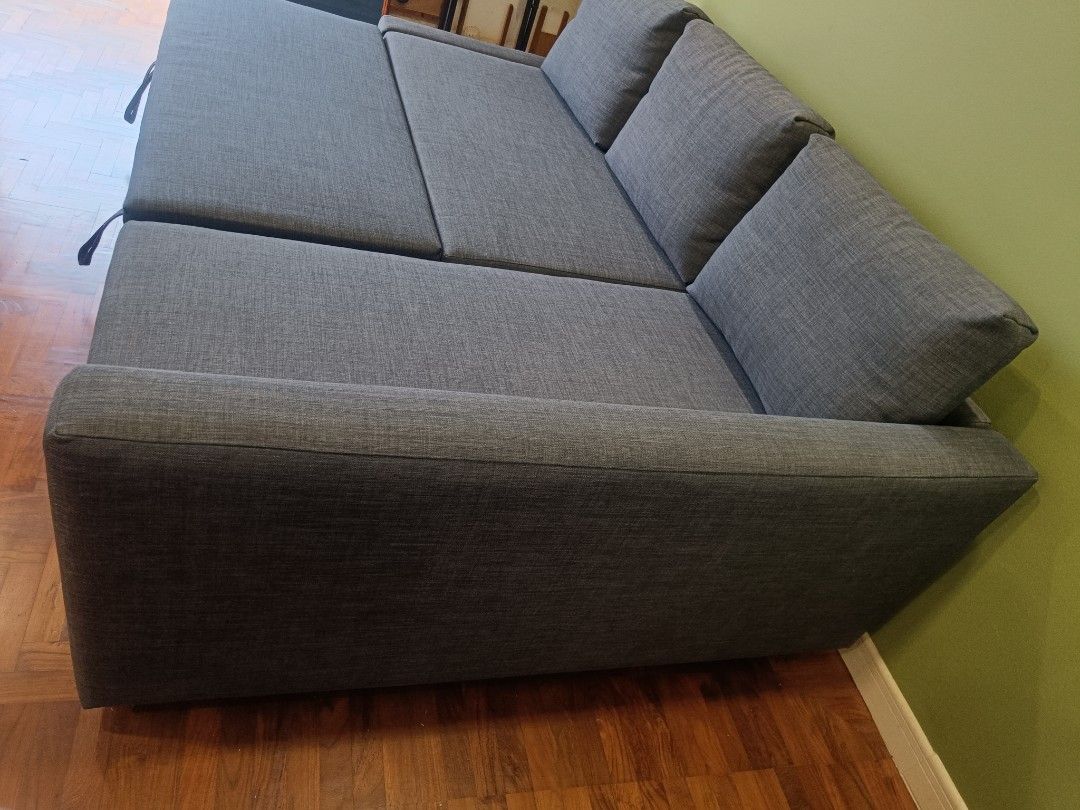 IKEA LShaped Sofa, Furniture & Home Living, Furniture, Sofas on Carousell