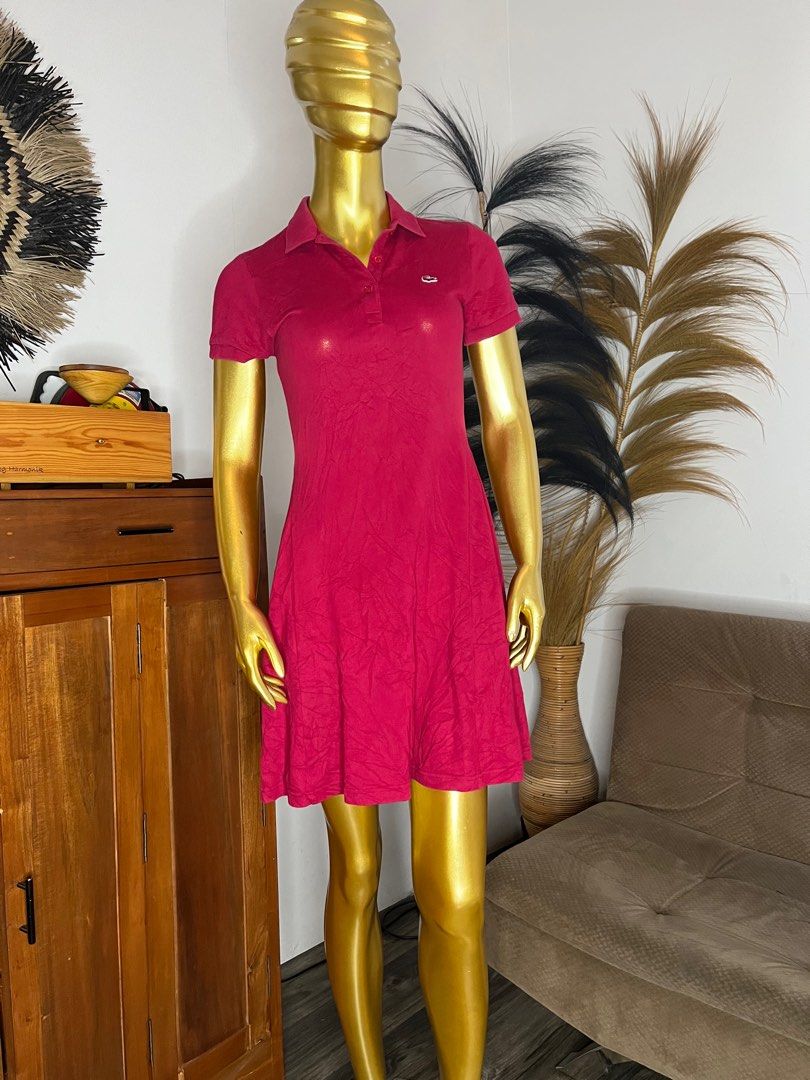 LACOSTE POLO DRESS ORIGINAL Fesyen Wanita Pakaian Wanita Gaun