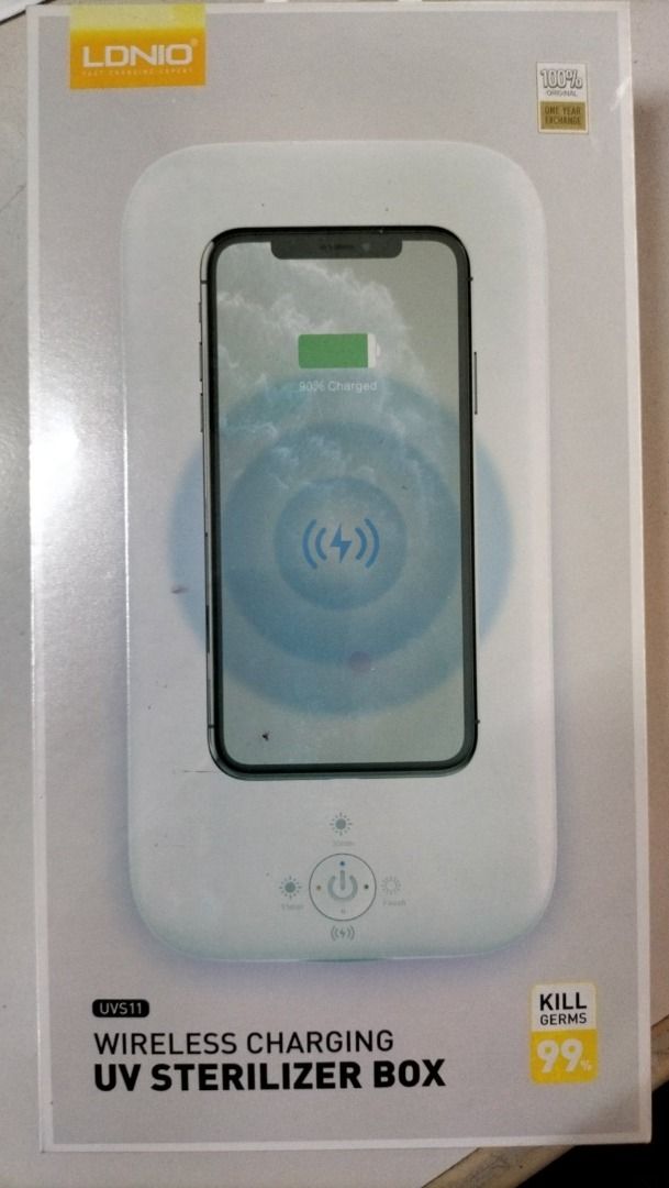 LDN10 UVS11- WIRELESS CHARGING UV STERILIZER BOX, Computers & Tech ...