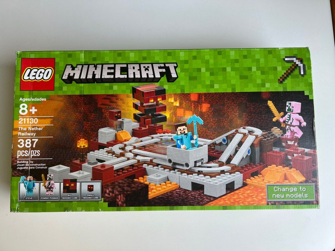 Lego minecraft nether railway store