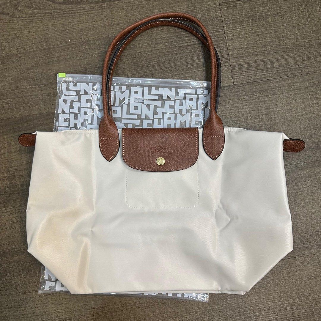Longchamp Le Pliage Classic SLH Paper LC Authentic Original Small  Long Handle Shoulder Bag