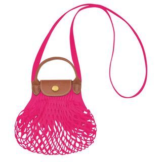 Pliage cloth mini bag Longchamp Red in Cloth - 20955969