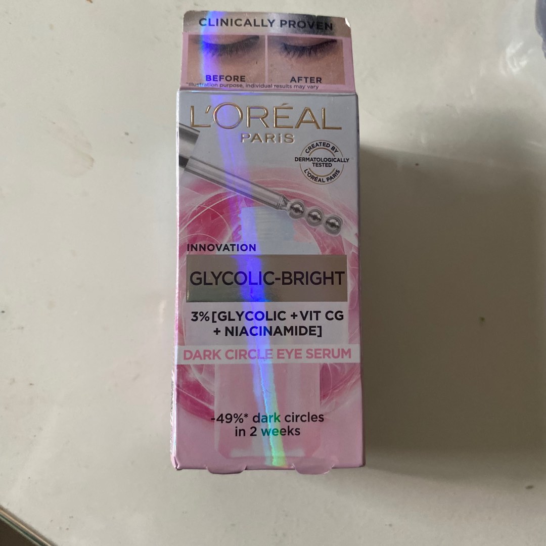 LOreal Paris Glycolic Bright Instant Glowing Serum, Kesehatan