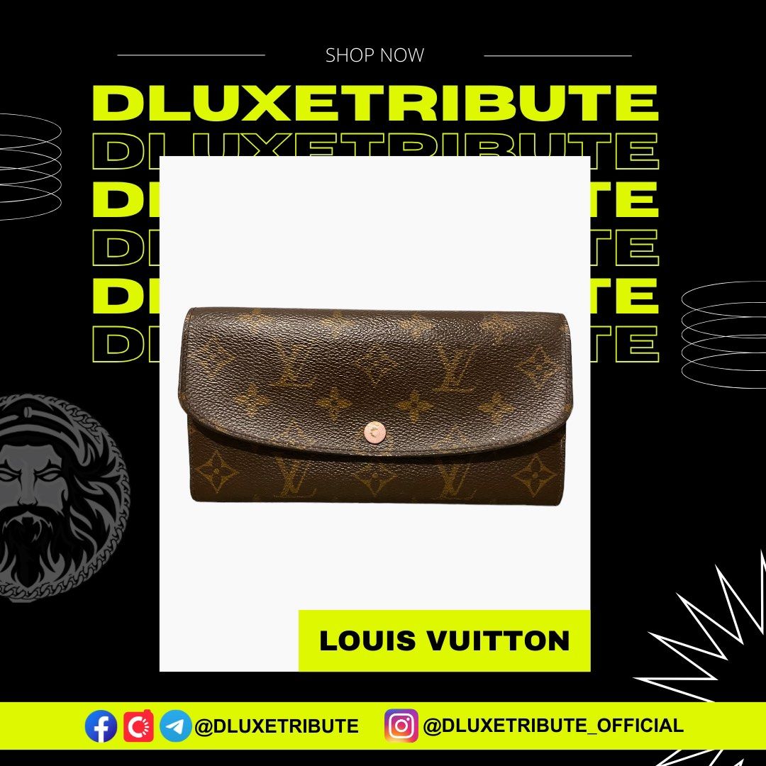Louis Vuitton LV Emilie Wallet Monogram Fuchsia, Luxury, Bags & Wallets on  Carousell