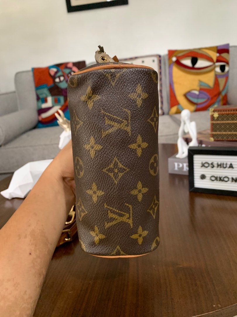 LOUIS VUITTON N41442 OLAF PM DAMIER EBENE CANVAS SHOULDER BAG, Luxury, Bags  & Wallets on Carousell