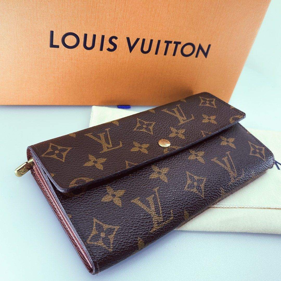 Louis vuitton long wallet canvass, Luxury, Bags & Wallets on Carousell