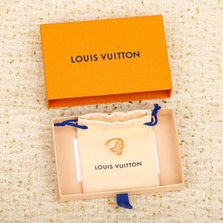 Louis Vuitton Z1775U Charm Square Anti-Blue Light Glasses, Gold, One Size