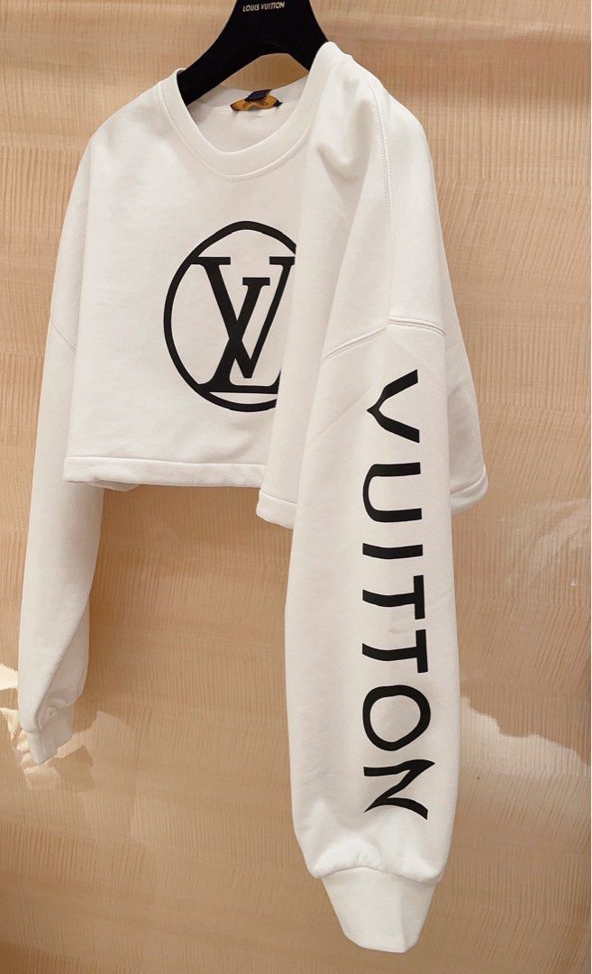 LV Louis Vuitton long sleeve shirt jacket pullover with big logo