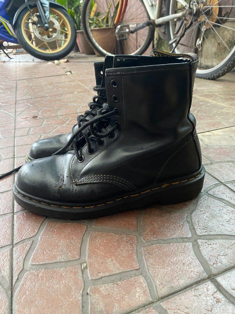 Made in England Dr Martens 1460 Black Vintage Women s Fashion