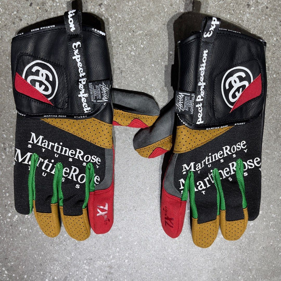 Stussy x Martine Rose Driving Gloves Multicolor