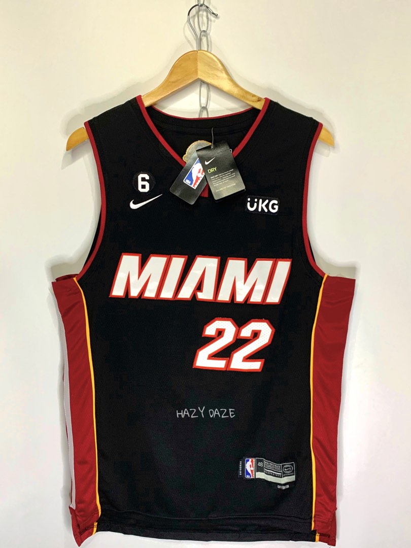 Nike NBA Miami Heat City Edition Jimmy Butler 22 Dri-Fit Swingman Jersey Black