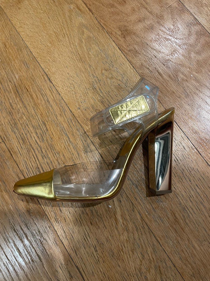 Michael kors clear discount heels