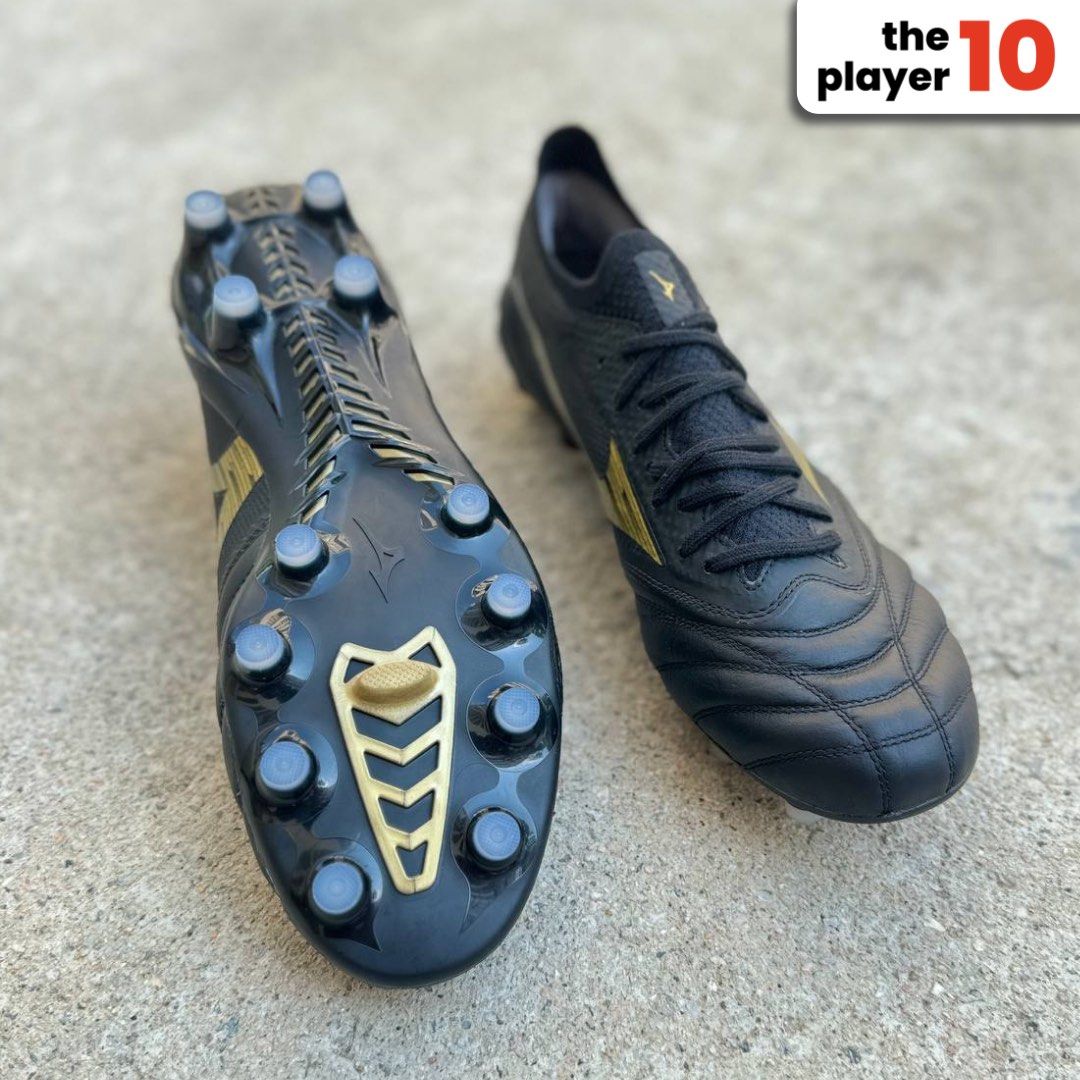 Mizuno Morelia Neo 4 4 Beta Elite MIV and Made In Japan MIJ FG Black Gold Men s Fashion Footwear Sneakers on Carousell