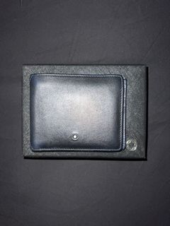 Montblanc M Gram 4810 Wallet, Black, Leather, Cotton, 8 Cards, 128638 -  Iguana Sell