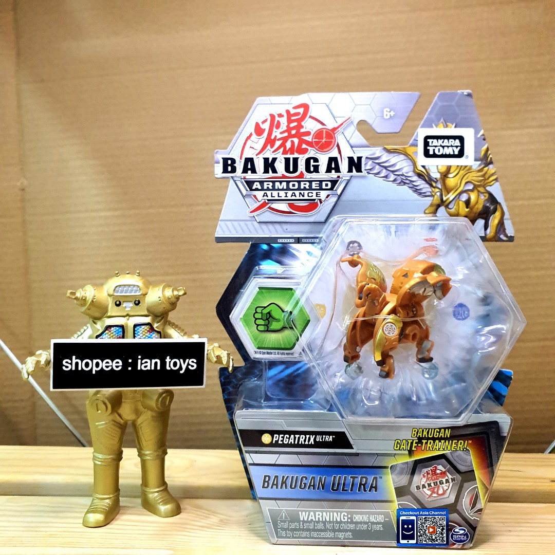 🔥🔥🔥(NEW) BAKUGAN ARMORED ALLIANCE PEGATRIX GOLD ULTRA🔥🔥🔥, Hobbies &  Toys, Toys & Games on Carousell