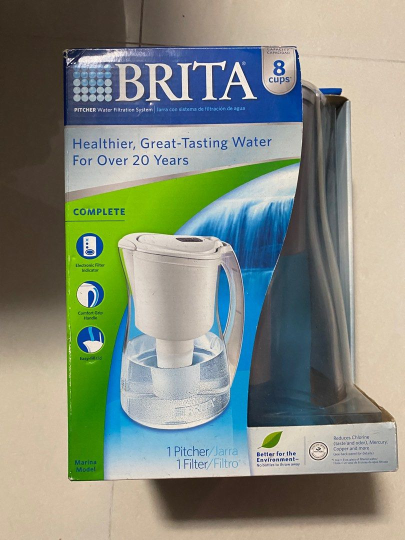 New Brita Marina Pitcher filter jug, TV & Home Appliances, Kitchen ...