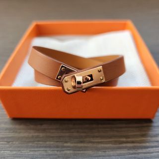 Hermes Kelly Double Tour Bracelet in White — UFO No More