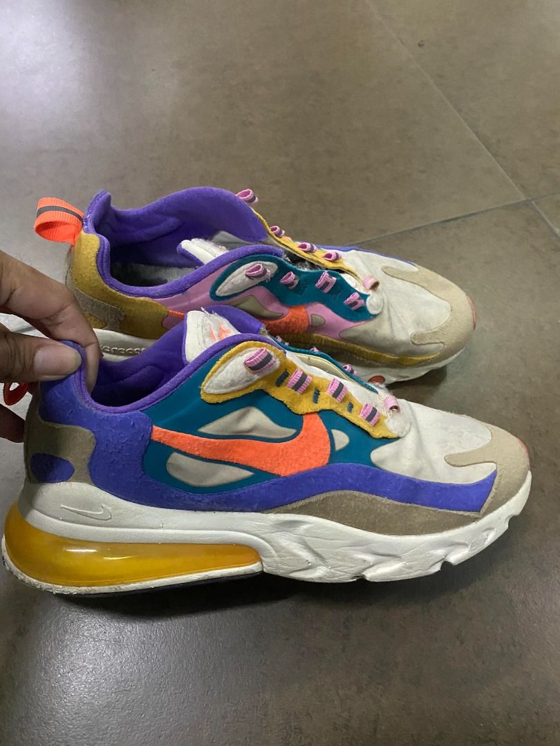 Air max 270 react sneaker deals white light orewood