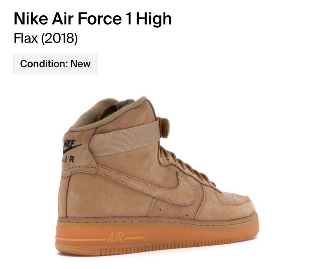 Nike AirForce 1 High Flax 2018 Men s Fashion Footwear Sneakers