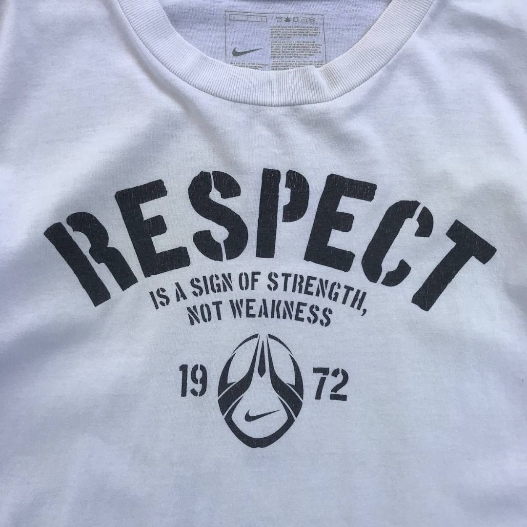 Nike Men's ''Respect'' Statement Tee Tshirt, Men's Fashion, Tops & Sets ...