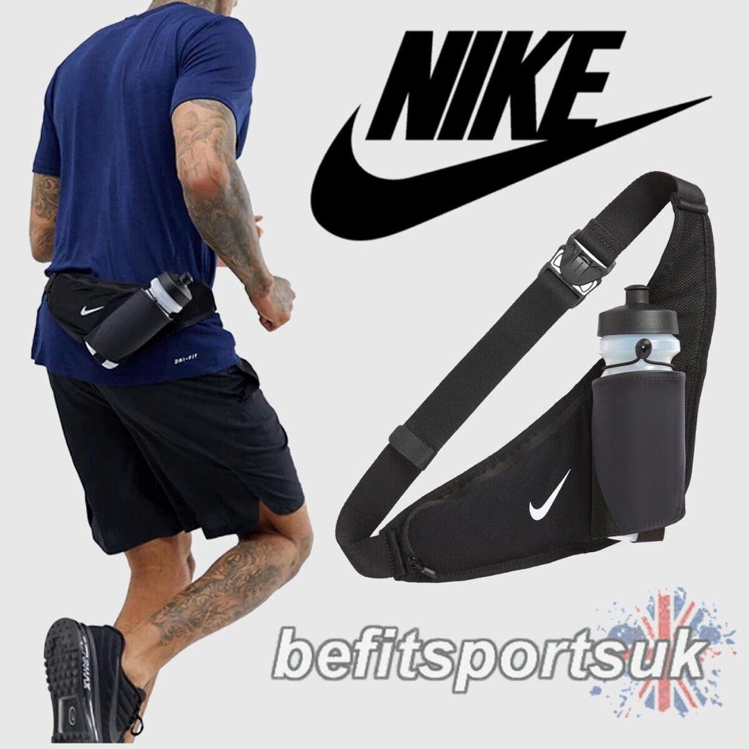 NIKE RUNNING BOTTLE BAG WAIST BLUE, Men's Fashion, Bags, Belt bags ...