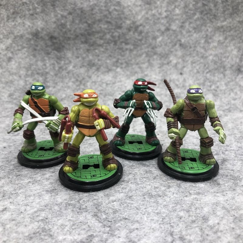 Ninja Turtles Toys | 6 PCS Teenage Mutant Ninja Turtles | TMNT New Action  Figures Toys Collection | 4.7inch Turtles Toys Set For Birthday Gifts