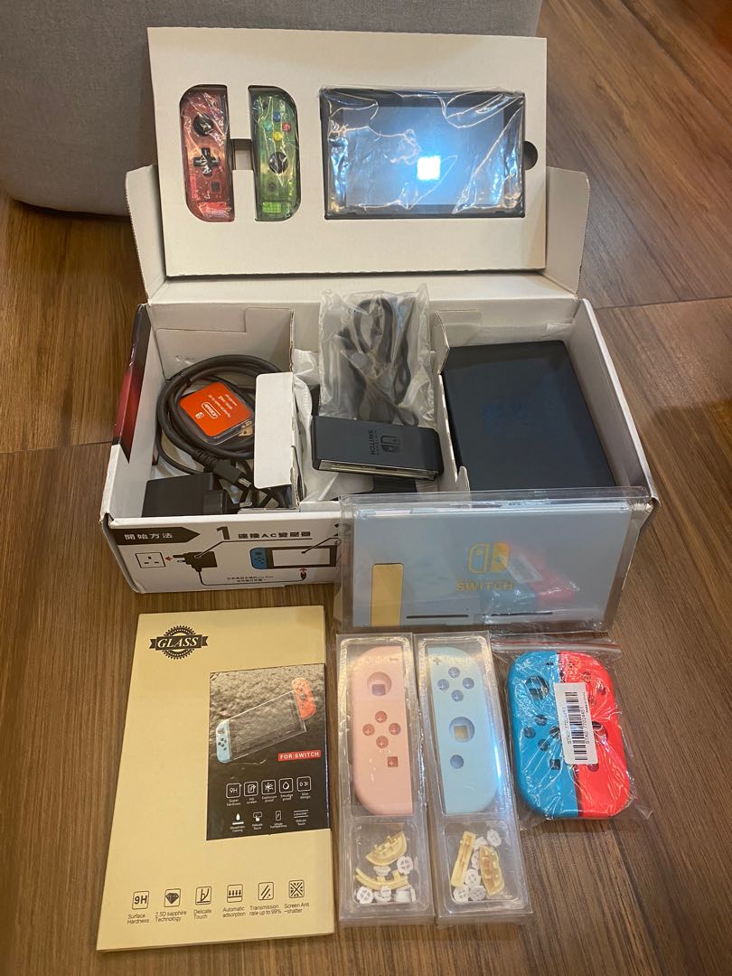 Nintendo Switch V1 Unpatched Full Set, Video Gaming, Video Game