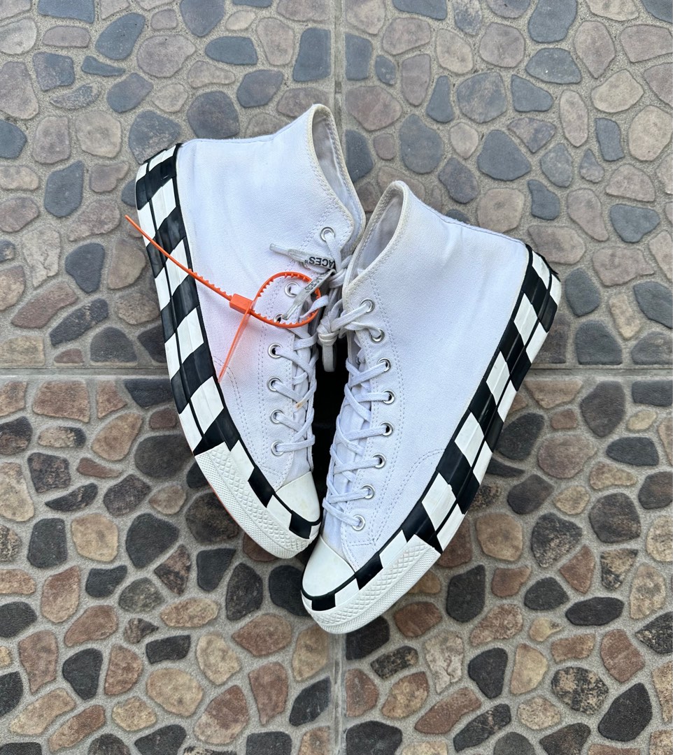 chuck taylor off white high tops