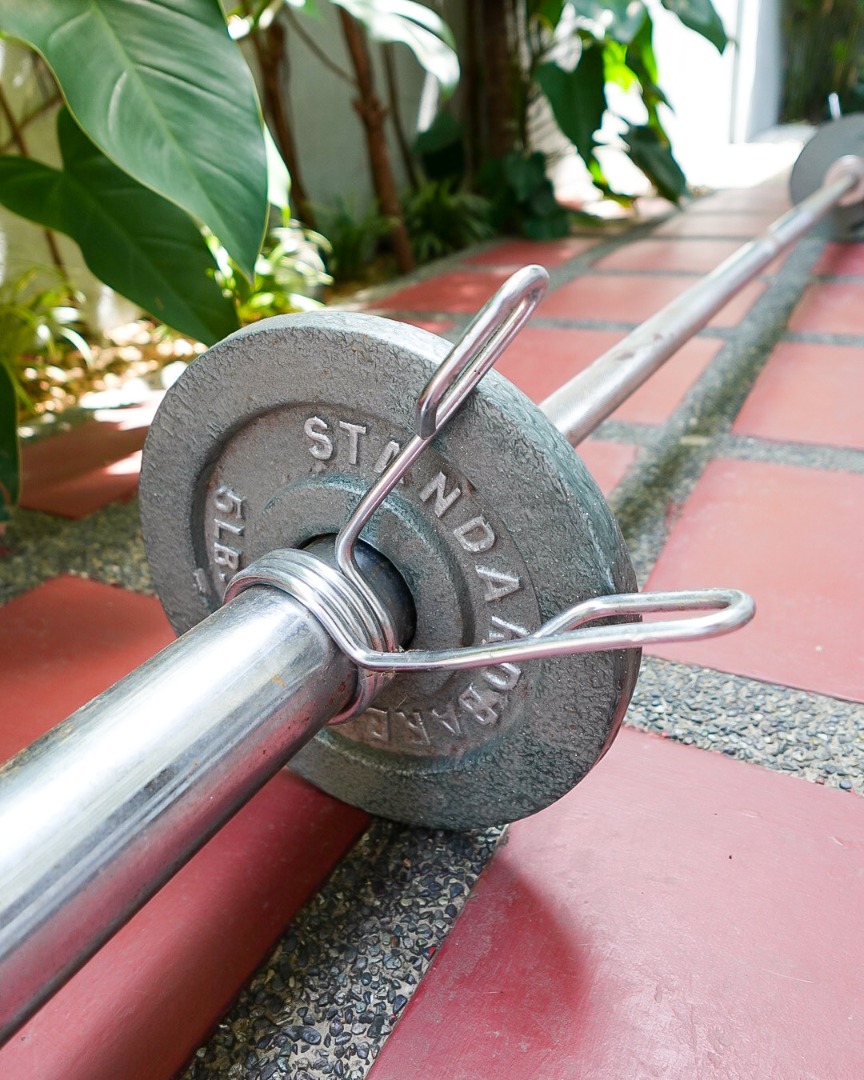 Homemade best sale olympic barbell
