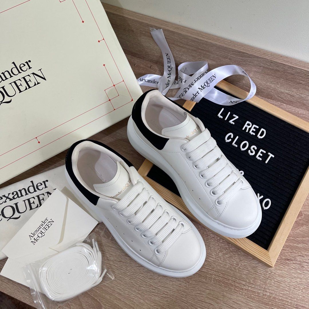 ON HAND Alexander Mcqueen Sneakers Shoes in Black size 36