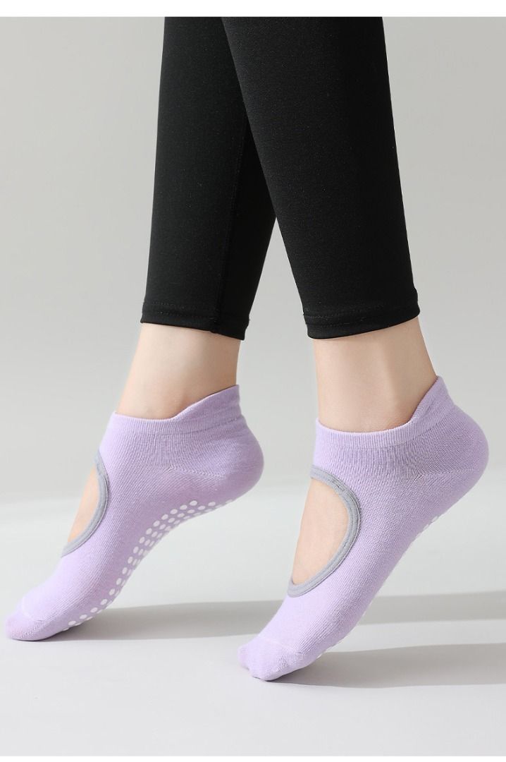 12 Pairs Women Non Slip Pilate Grip Socks Yoga Barre Socks With Grips  Hospital Socks Slipper Socks For Home Workout& Leisure