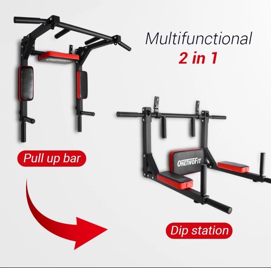 Onetwofit pull up bar hot sale review