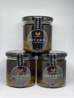 Oragon's hot chili pure olive oil