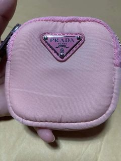 Saffiano PRADA Safiano Leather Chain Wallet Pink Auth ar6601 ref.531977 -  Joli Closet