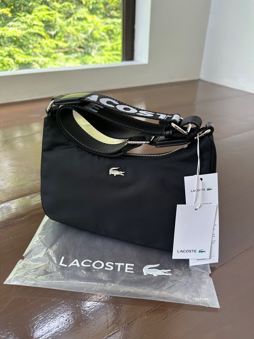 Original Lacoste Hobo Bag, Women's Fashion, Bags & Wallets, Shoulder Bags on Carousell
