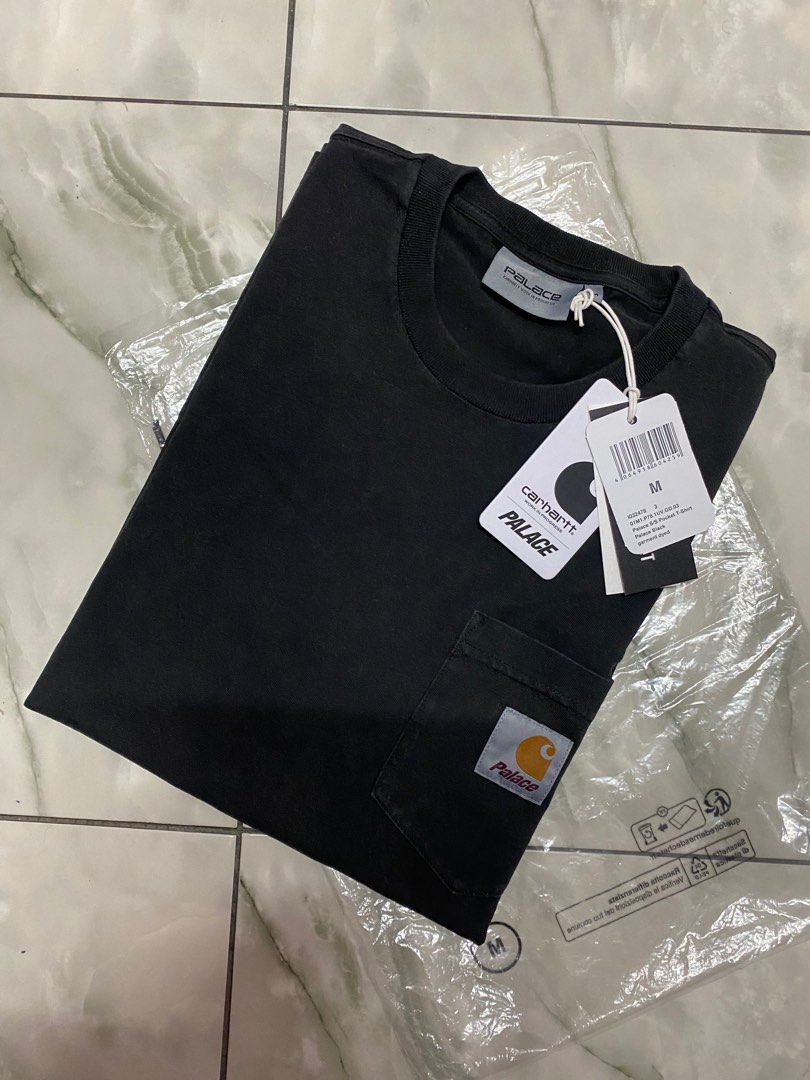 PALACE x Carhartt Wip Pocket Tee black MTシャツ/カットソー(半袖/袖 ...