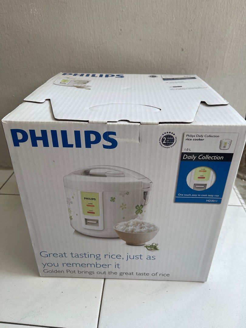Philips Daily Collection Rice Cooker HD301 I, TV & Home Appliances