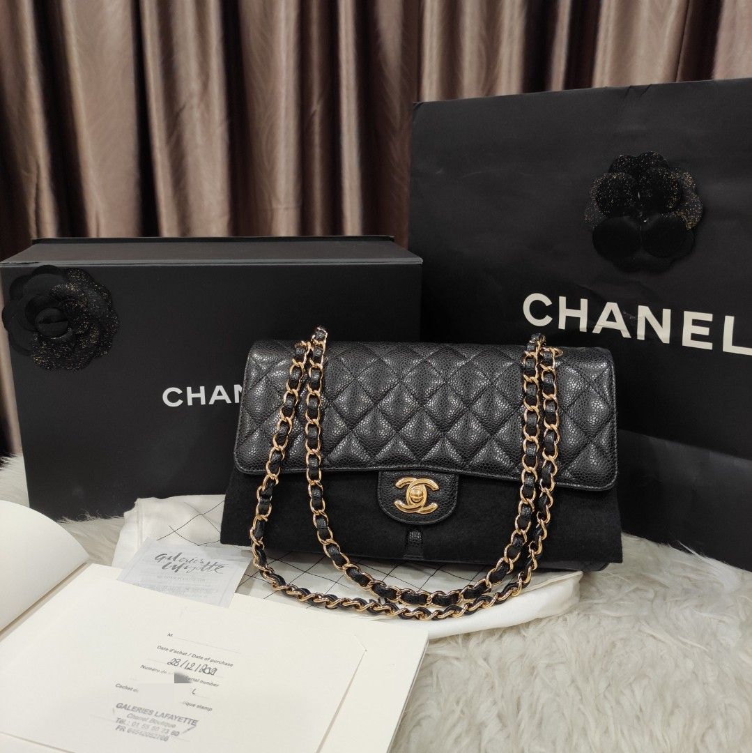 Preloved chanel medium deals classic flap