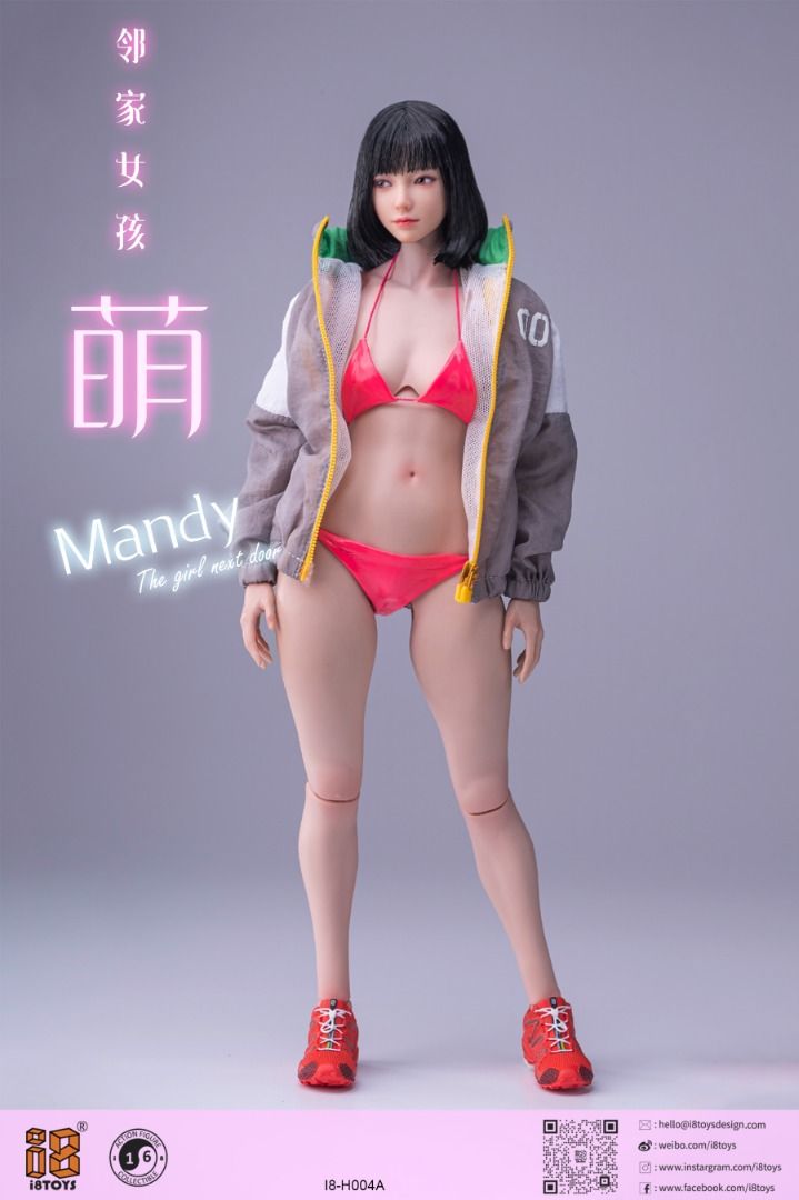 1/6 i8TOYS “小萌MANDY” 可動眼頭雕 (i8-H004 A-E)