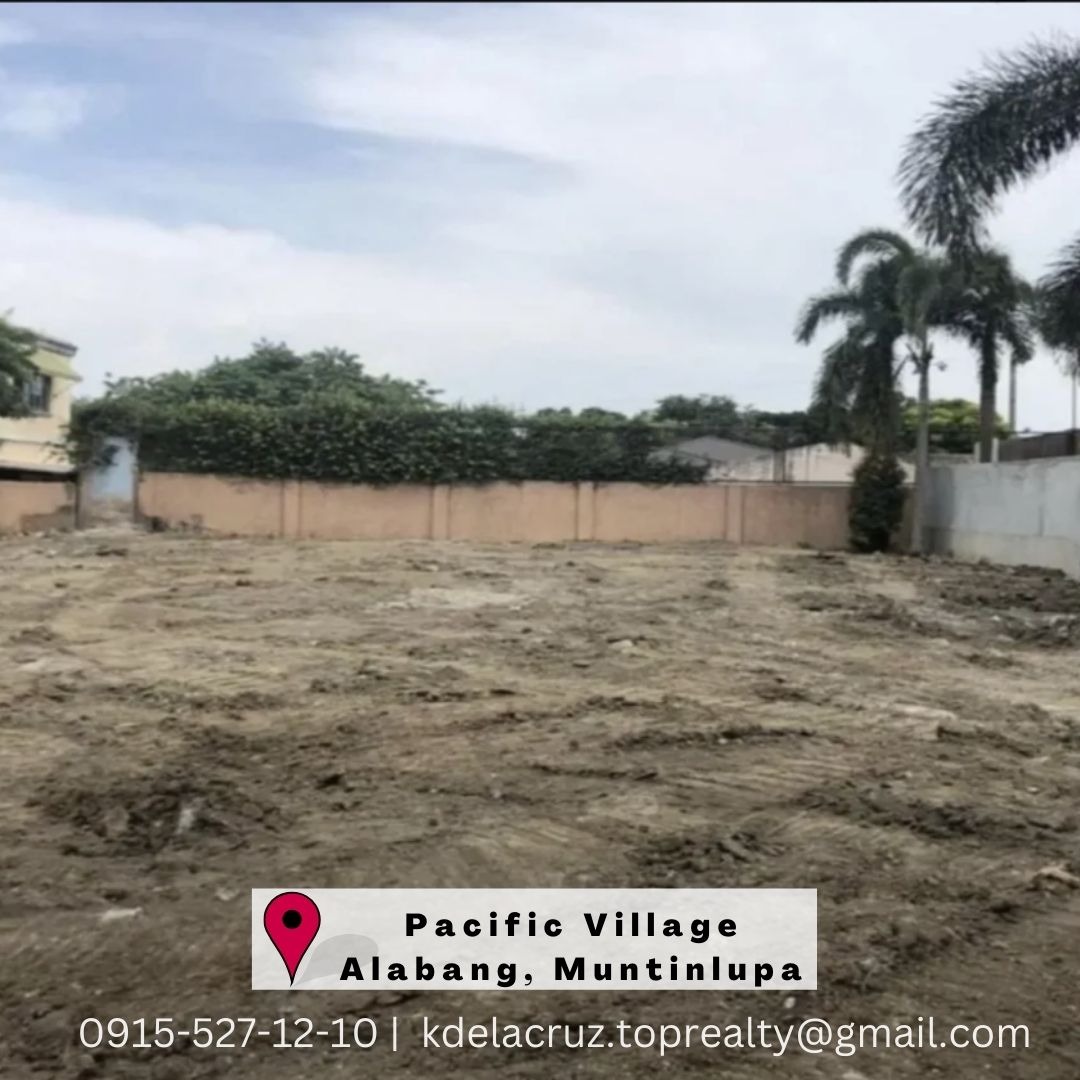 Prime Lot for Sale in Pacific Village Alabang, Muntinlupa City