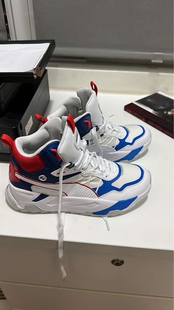 PUMA BMW M Motorsport Trinity Mid WTR Men Sneakers White Size UK 7 PRICE  REDUCED!, Men's Fashion, Footwear, Sneakers on Carousell