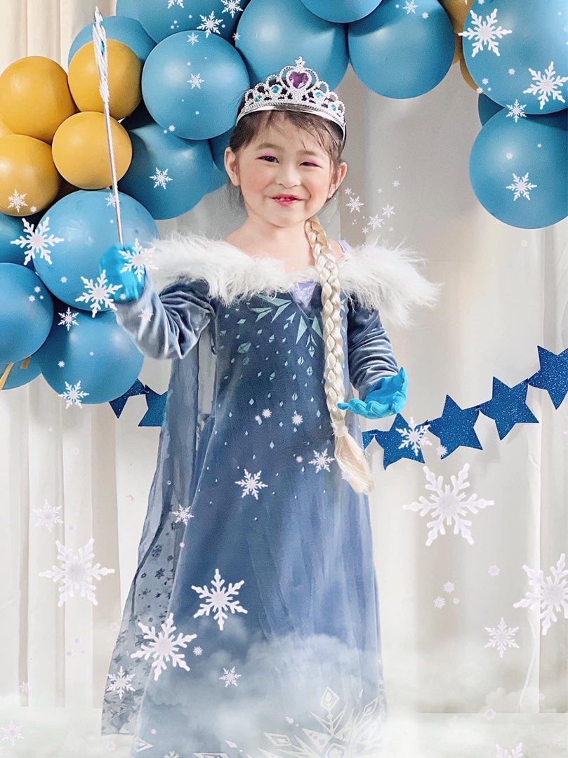 Frozen themed dress top