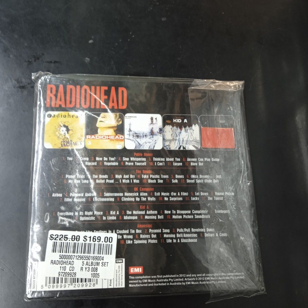 Radiohead cd, 興趣及遊戲, 音樂、樂器& 配件, 音樂與媒體- CD 及DVD