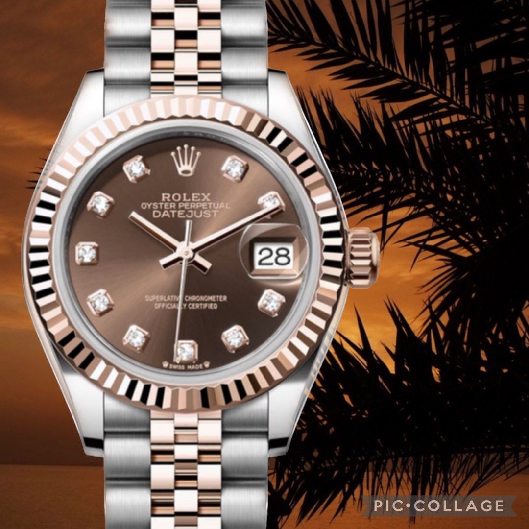 Christmas SALE ready stock Rolex 10 23 28mm datejust 279171 Graceful elegance This Oyster Perpetual Lady Datejust in Oystersteel and Everose gold