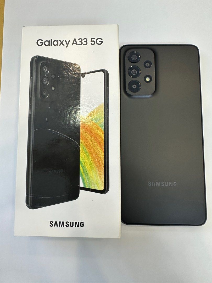 Samsung Galaxy A33 Awesome Black 128GB, Mobile Phones & Gadgets, Mobile ...