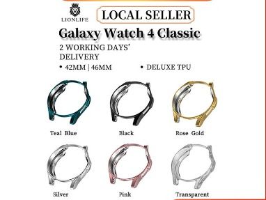 Samsung Galaxy Watch 4 Classic Deluxe TPU Electroplated Bumper